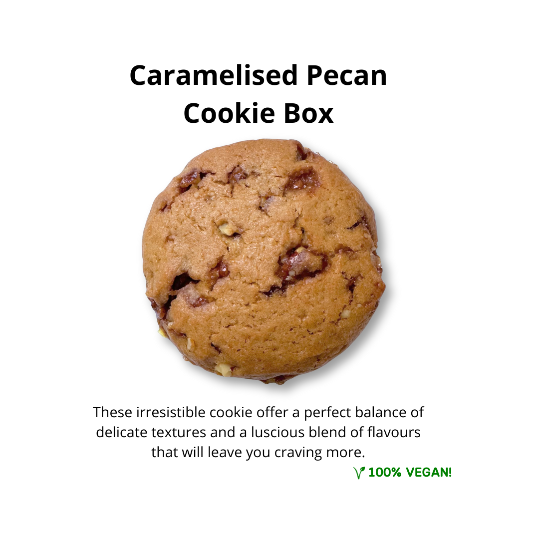 Caramelised Pecan Cookie Box - Vegan Cookies by Nest Cookies